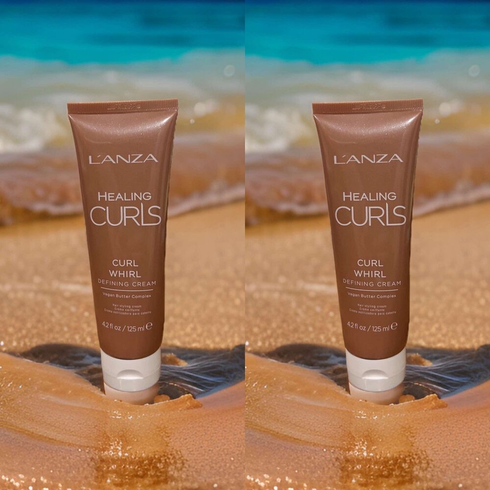 L'anza Lanza Healing Curls Whirl Defining Cream 4.2 oz_ 2 units